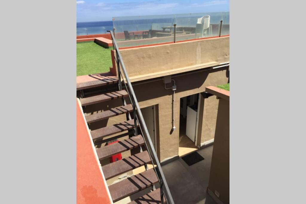 Cosy Flat For 2 Directly At The Beach Apartment Melenara Exterior photo